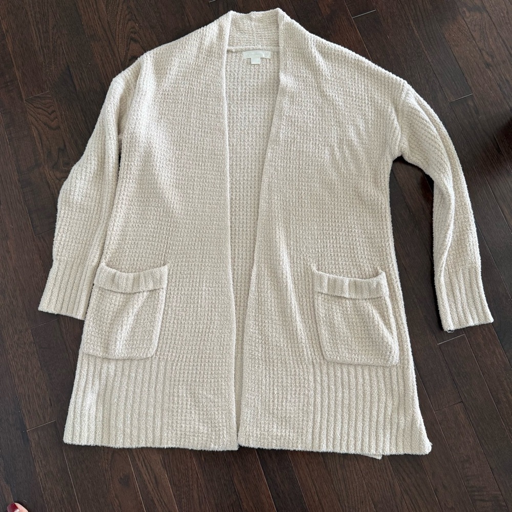 Barefoot Dreams knee length cardigan M